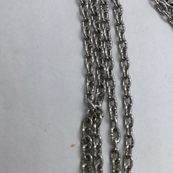 VTG Tasseled Pendant with blue rhinestones. - Picture 4 of 9